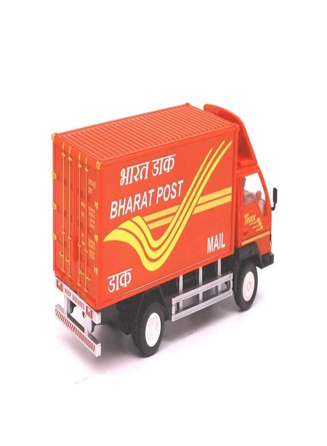 Centy Toys Panther Post Office- Bharat Post - red Colour Truck Red with 2 Tail Doors That Open- Pull Back Action - Realistic Details - Image 4